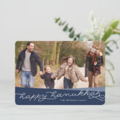 ネイビーブルージオスクリプト |ハヌカー写真 シーズンカード (スタンド正面)