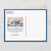 ネイビーブルージョユーヌエル・エ・ボンヌ・アニー脚本の写真 シーズンポストカード (裏面)