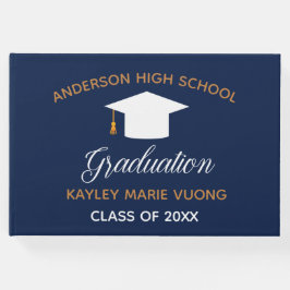 ネイビーブルースクール卒業オートグラフ2025 カスタム年 ゲストブック