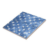 ネイビーブルースタースカイ タイル (側面)