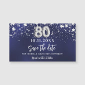 ネイビーブルースターズ80thバースデイトマグネットを保存 (正面)