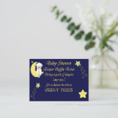 ネイビーブルースターズ、月、羊おむつラッフルチケット エンクロージャーカード (スタンド正面)