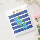 ネイビーブルーストライプ フェイバーバッグ (封をした状態)