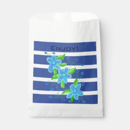 ネイビーブルーストライプ フェイバーバッグ