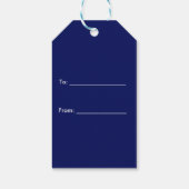 ネイビーブルースポーツジャージーチームジャージー ギフトタグ (裏面)