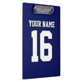 ネイビーブルースポーツジャージーチームジャージー クリップボード (右)