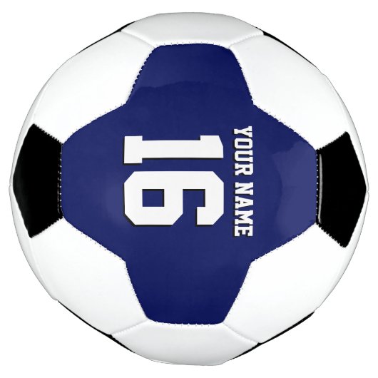 ネイビーブルースポーツジャージーチームジャージー サッカーボール (回転)