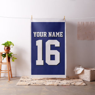 ネイビーブルースポーツジャージーチームジャージー ファブリック