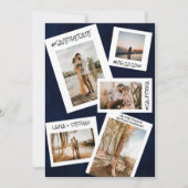 ネイビーブルーソーシャルメディア5写真の保存日 セーブザデート (正面)