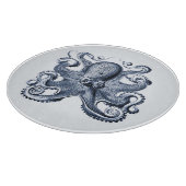 ネイビーブルータコイラストレーションバイエルンストヘイケル カッティングボード (角)