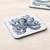 ネイビーブルータコイラストレーションバイエルンストヘイケル コースター (左側)