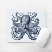 ネイビーブルータコイラストレーションバイエルンストヘイケル マウスパッド (マウス)