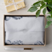 ネイビーブルータコイラストレーションバイエルンストヘイケル 薄葉紙 (ギフト)