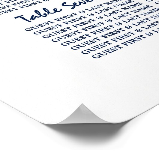 ネイビーブルータンデムバイ結婚クのシーティンググラフポスター ポスター (角)