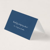 ネイビーブルーチャタム結婚ケープコッド席 (裏面)