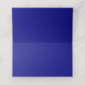 ネイビーブルーテントスタイル座席表 プレイスカード (内部開封)