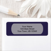 ネイビーブルーテンプレート ラベル (インサイチュ)