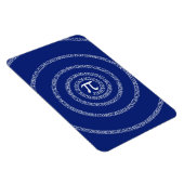 ネイビーブルーデコール上の円周用スパイラル マグネット (右側)