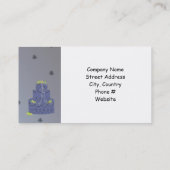 ネイビーブルーデザイナーケーキ 名刺 (裏面)