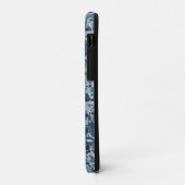 ネイビーブルーデジタルカモフラージュデザイン Case-Mate iPhoneケース (裏面/左)