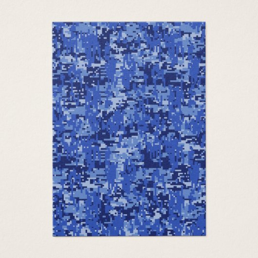 ネイビーブルーデジタル迷彩柄迷彩テクスチャ (正面)