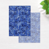 ネイビーブルーデジタル迷彩柄迷彩テクスチャ (デスク)