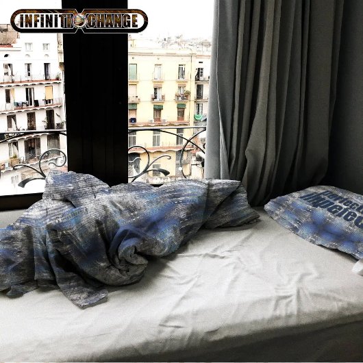 ネイビーブルーデニムグランジテクスチャ | シェルパブランケット