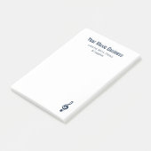 ネイビーブルートレブルクレフ、 音符記号ミュージシャン音楽ビジネス ポストイット (アングル)