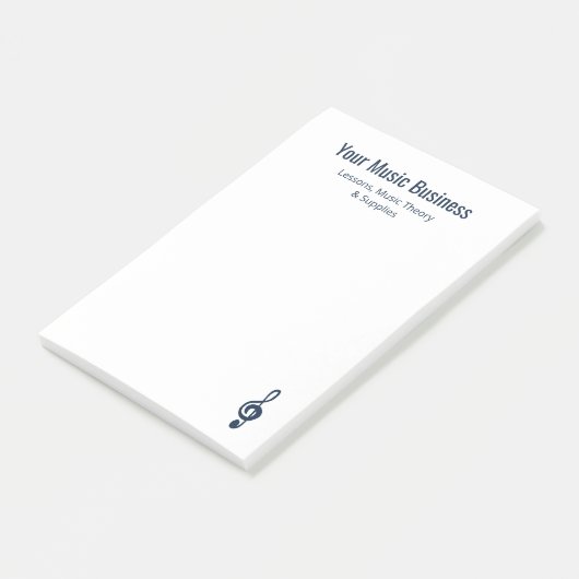 ネイビーブルートレブルクレフ、 音符記号ミュージシャン音楽ビジネス ポストイット (アングル)