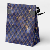 ネイビーブルードラゴンはかりで測金ゴールド誕生日ありがとう フェイバーボックス (裏面サイド)