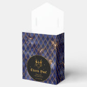 ネイビーブルードラゴンはかりで測金ゴールド誕生日ありがとう フェイバーボックス (オープン)