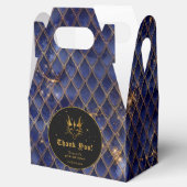 ネイビーブルードラゴンはかりで測金ゴールド誕生日ありがとう フェイバーボックス (オープン)