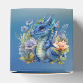 ネイビーブルードラゴンボーイベビーシャワー フェイバーボックス (上部)