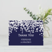 ネイビーブルーナイトライトスターライト サンキューカード (スタンド正面)