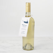 ネイビーブルーナンタケットアイランド結婚式の引き出物 ボトルネックタグ (アングル)