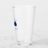 ネイビーブルーナンタケットアイランドACK結婚式の引き出物 タンブラーグラス (左)