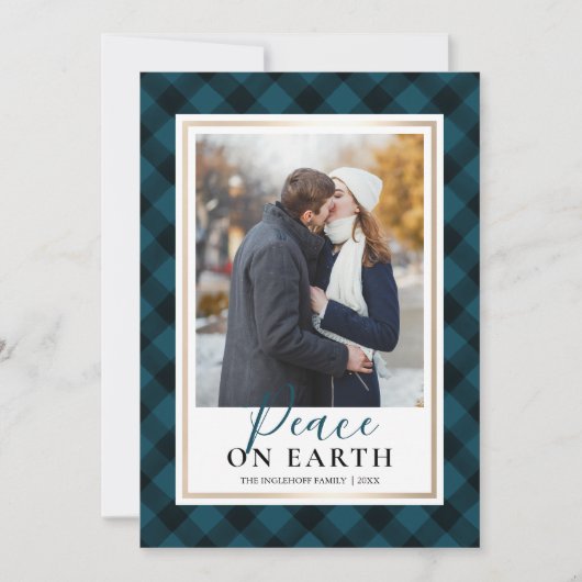 ネイビーブルーバッファロープライド平和オンアース写真 シーズンカード (正面)