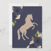 ネイビーブルーバラフローラ&ウズチャロキンセアニェラ 招待状 (裏面)