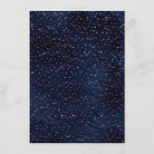 ネイビーブルーバラ金ゴールドふりかけ紙吹雪詳細 エンクロージャーカード (裏面)