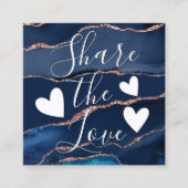 ネイビーブルーバラ金ゴールドアガテマーブル 紹介カード (正面)