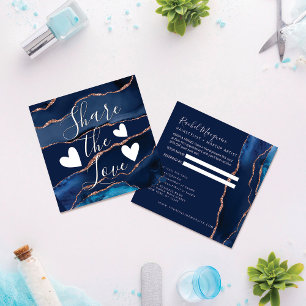 ネイビーブルーバラ金ゴールドアガテマーブル 紹介カード