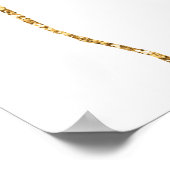 ネイビーブルーバルーン赤ちゃんシャワー双子の少年のサイン ポスター (角)