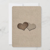 ネイビーブルーバーラップひまわり結婚の花 招待状 (裏面)