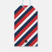 ネイビーブルーバー(ユダヤ教の)バル・ミツバー ギフトタグ (裏面)