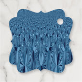 ネイビーブルーパターンアートを作成 フェイバータグ (裏面)