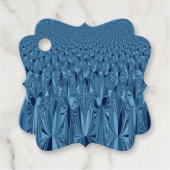 ネイビーブルーパターンアートを作成 フェイバータグ (正面)