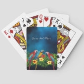 ネイビーブルーパロッツのトロピカルハウス名 トランプ (裏面)