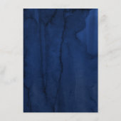 ネイビーブルーパンパスグラス結婚トロピカルズ詳細 エンクロージャーカード (裏面)