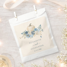 ネイビーブルーパンプキン秋インラブ結婚ズ フェイバーバッグ