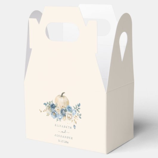 ネイビーブルーパンプキン秋インラブ結婚ズ フェイバーボックス (オープン)